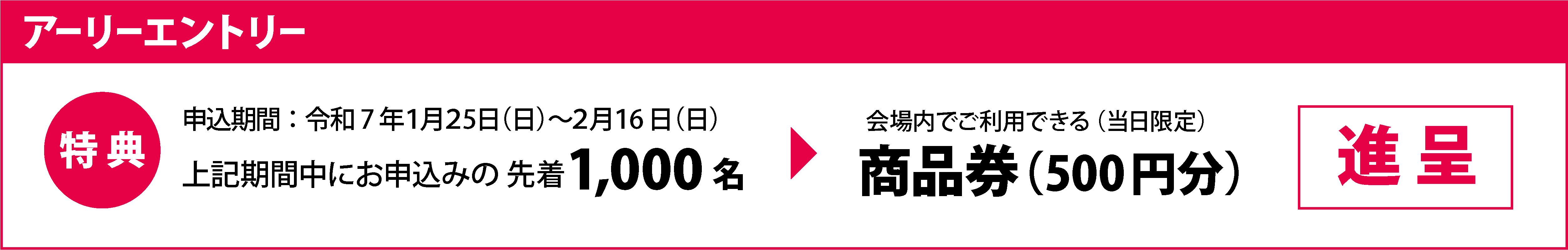 アーリーエントリー